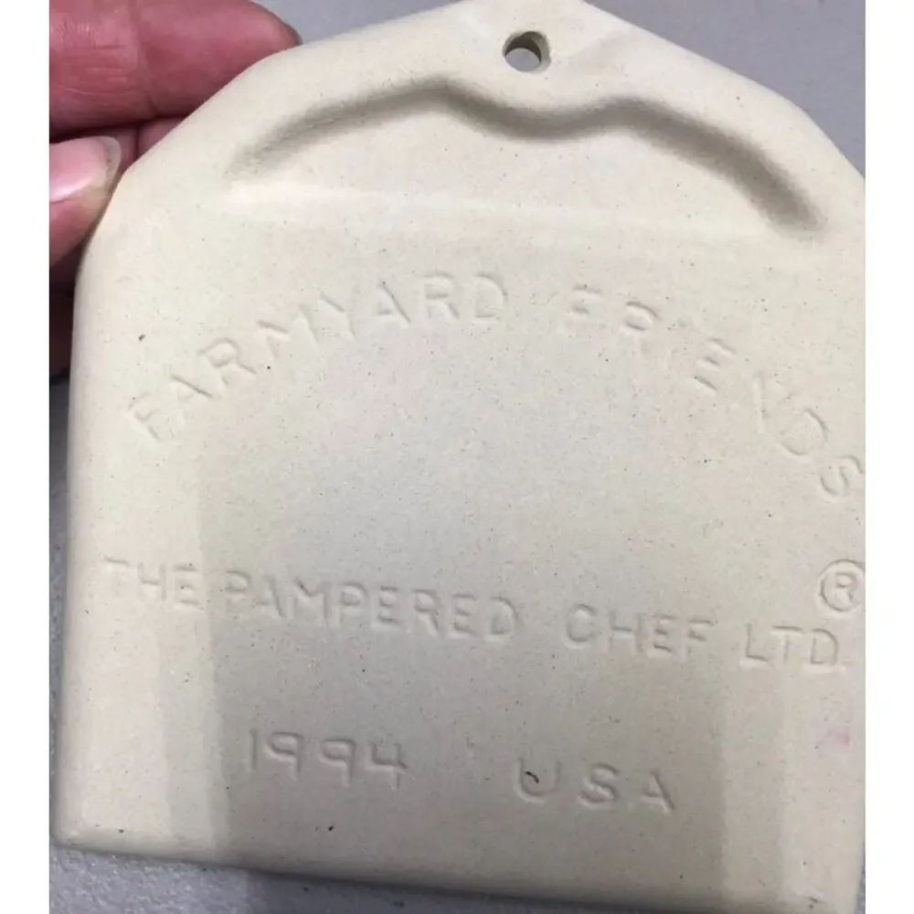 Vintage Pampered Chef Lot of 2 Cookie Molds